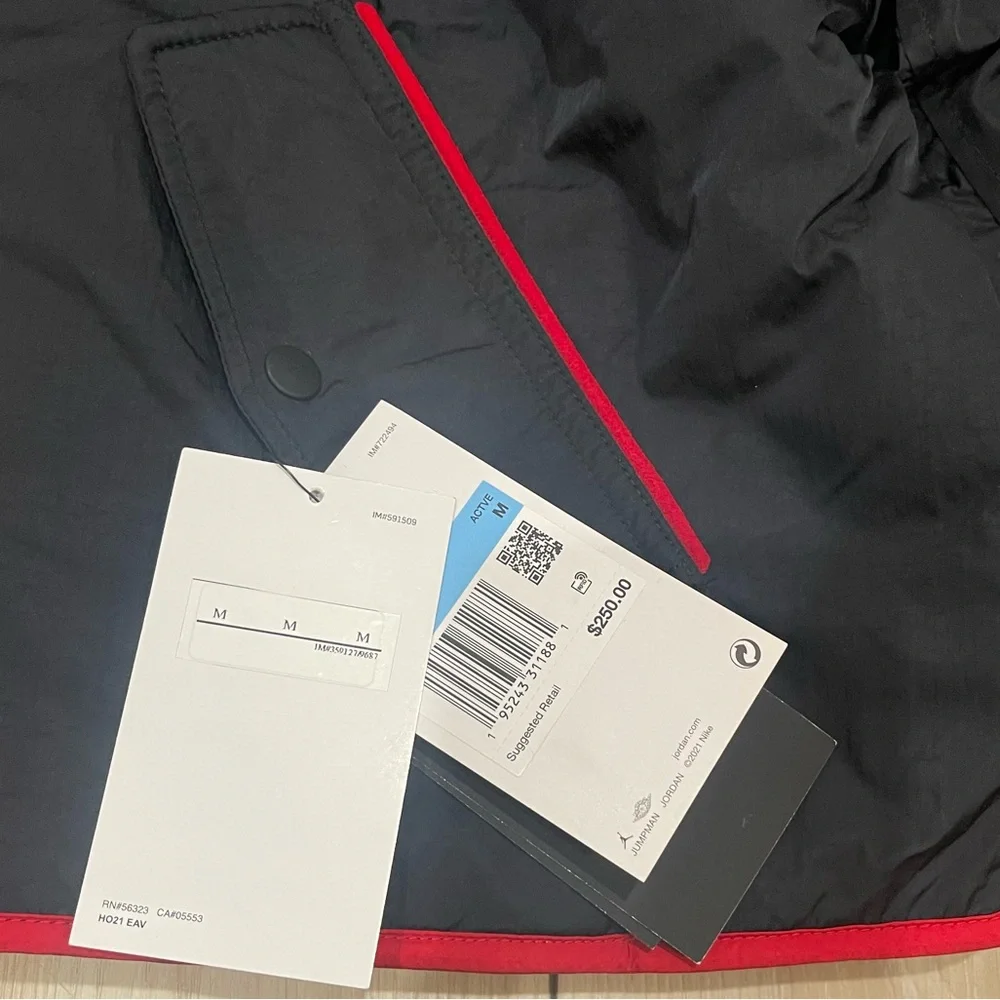 Nike Air Jordan Flight Cropped Bomber Reversible Jacket